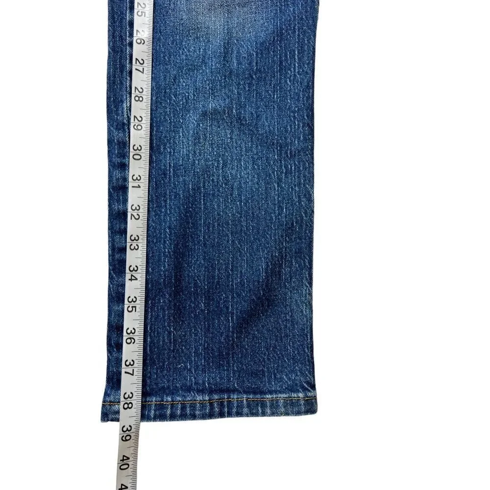 George Men's Straight Leg Blue Jeans